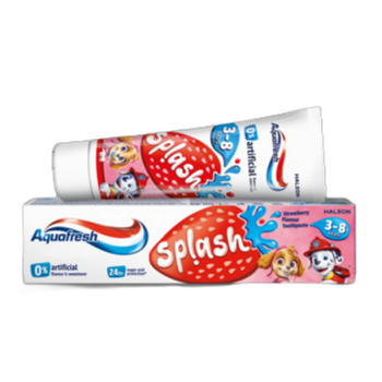 Aquafresh Splash Strawberry Pasta do zębów z fluorkiem 50 ml