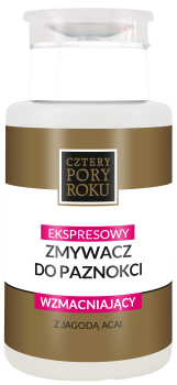 Zmywacz do paznokci Cztery Pory Roku Ekspresowy z jagodą acai Wzmacniający 200ml