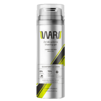 WARS EXPERT FOR MEN Żel do golenia GREEN PROTECT Kompleks roślinny&amp;Witamina E 200ml