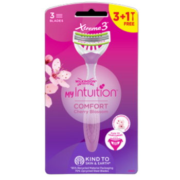 Wilkinson Sword MyIntuition Comfort Cherry Blossom Jednoczęściowe maszynki do golenia 4 sztuki