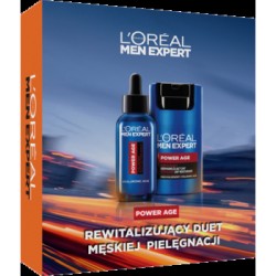 L'Oréal Men Expert Power Age - Rewitalizujący duet męskiej pielęgnacji pojemność całkowita 80 ml.