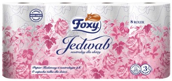 Papier toaletowy Foxy Jedwab 8 rolek