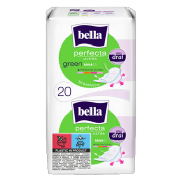 Podpaski BELLA Perfecta Ultra Green 20 szt.