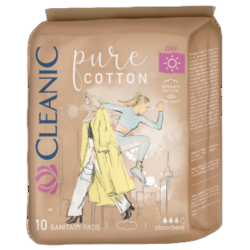 Cleanic Pure Cotton Podpaski na dzień 10 szt.