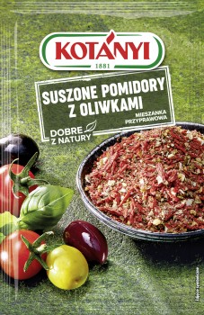 Kotanyi Suszone pomidory z oliwkami 22g
