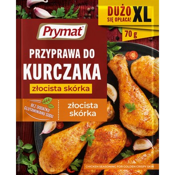 Przyprawa do kurczaka złocista skórka XXL 70 g Prymat