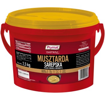 Musztarda sarepska 2,5kg Prymat GastroLine