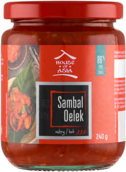 House of Asia sos chilli sambal oelek 240g