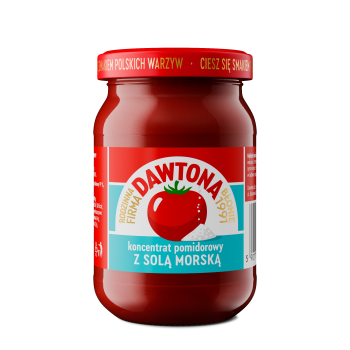 Koncentrat pomidorowy z solą morską 190g Dawtona