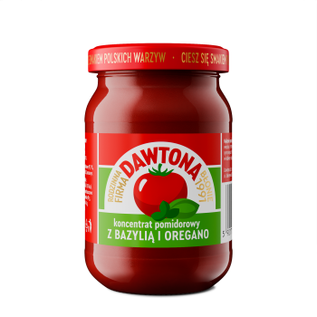 Koncentrat pomidorowy z bazylią 190g Dawtona