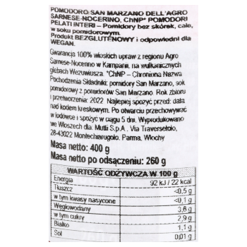 Mutti Pomidory San Marzano 400g