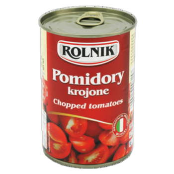 Pomidory krojone w sosie własnym 425 ml Rolnik