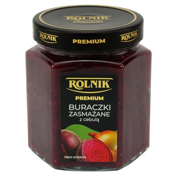 Buraczki zasmażane z cebulą 540g Rolnik