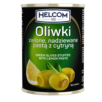 Oliwki zielone nadziewane cytryną 300ml HELCOM