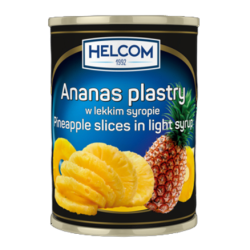 Ananas w lekkim syropie plastry 3,05 kg Helcom