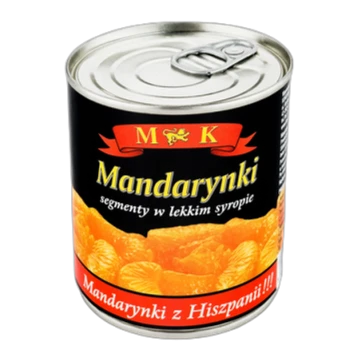 MK Mandarynki segmenty w lekkim syropie 312g