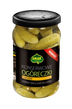 Smak Konserwowe ogóreczki z miodem 300g