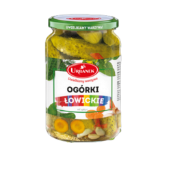 Ogórki łowickie 680g/380g Urbanek