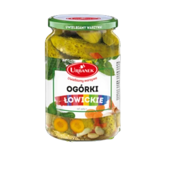 Ogórki łowickie 680g/380g Urbanek