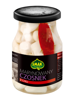 Marynowany czosnek z chili 190g Smak