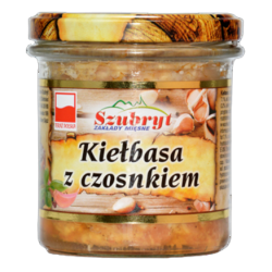 Kiełbasa z czosnkiem Szubryt 300g
