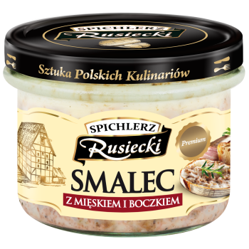 Spichlerz Rusiecki Smalec z mięskiem i boczkiem 160g