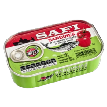 Safi Sardynki w sosie pomidorowym 125 g