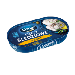 Filety śledziowe w oleju Lisner 170g