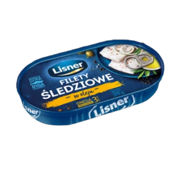 Filety śledziowe w oleju Lisner 170g