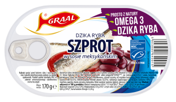 Graal Szprot w sosie meksykańskim 170 g