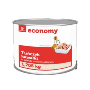 TGE Tuńczyk kawałki w zalewie z olejem roślinnym 1705 g