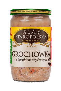 Kuchnia Staropolska Grochówka z boczkiem wędzonym 660g