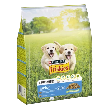 Friskies® Junior z Kurczakiem i Warzywami z Mlekiem 3kg