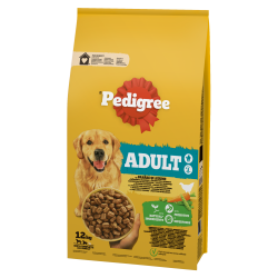 Pedigree Sucha karma z drobiem i warzywami 12kg