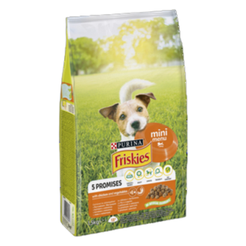 Friskies® Mini Menu z Kurczakiem i Warzywami 1,5 kg