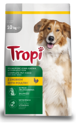 Tropi karma sucha dla psów 10kg z drobiem