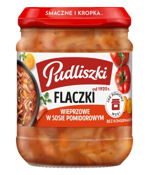 Pudliszki Flaczki wieprzowe w sosie pomidorowym 450g