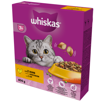 Whiskas 7+ Sucha karma z kurczakiem 800 g
