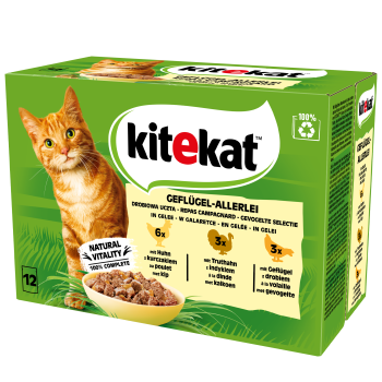 kitekat Drobiowa uczta w galaretce 1,02 kg (12x85 g)