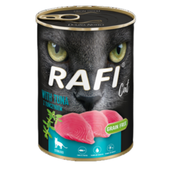 RAFI Cat sterilised z tuńczykiem - karma dla kota 400g