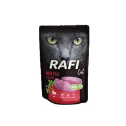 RAFI Cat z cielęciną - karma dla kota 100g