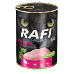 RAFI Cat z indykiem - karma dla kota 400g