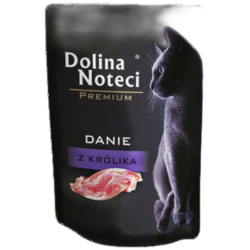 Dolina Noteci Premium Mokra karma danie z królika dla kotów 85g
