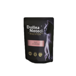 Dolina Noteci Premium Mokra karma saszetka dla kota filet z łososia 85g