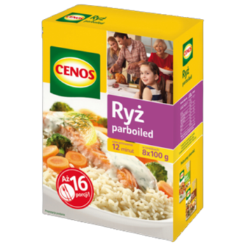 Cenos Ryż paraboiled 8x100 g