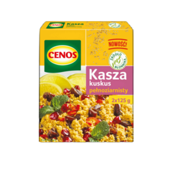 Kasza kuskus pełnoziarnisty 2 x 125 g Cenos