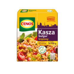 Kasza bulgur brązowy 3 x 100 g Cenos