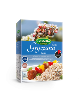 Lestello Kasza gryczana biała 4x100g