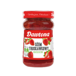 Dżem truskawkowy niskosłodzony 280g Dawtona