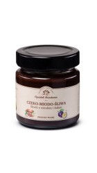 Konfitura ze śliwek, miodu i kakao - Czeko-miodo-śliwa 210g Ogródek Dziadunia